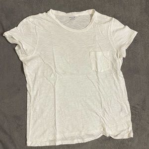 MADEWELL | White Pocket Shirt